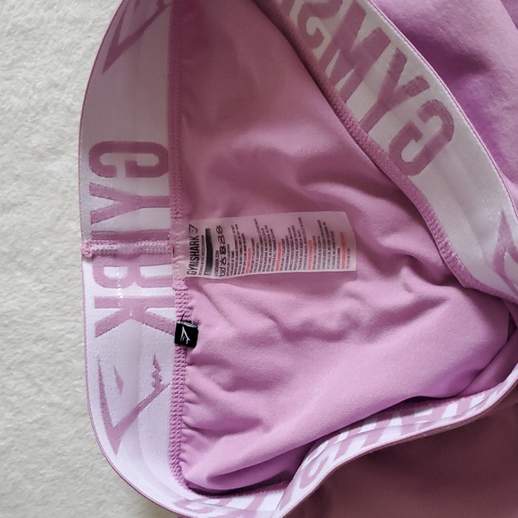 Gymshark Fit Leggings- Dash Pastel Grape/White Size Small. - Picture 3 of 9